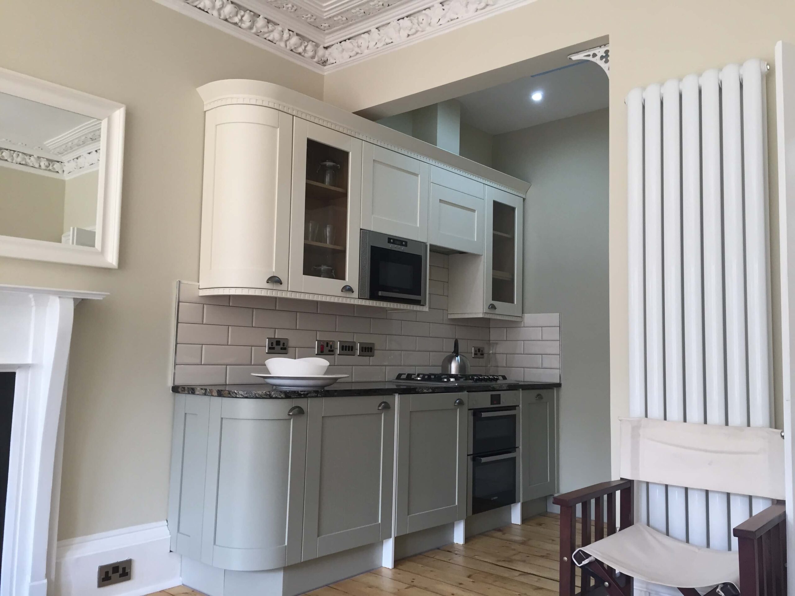 A1 Group - Kitchen spray painting, Morningside, Edinburgh