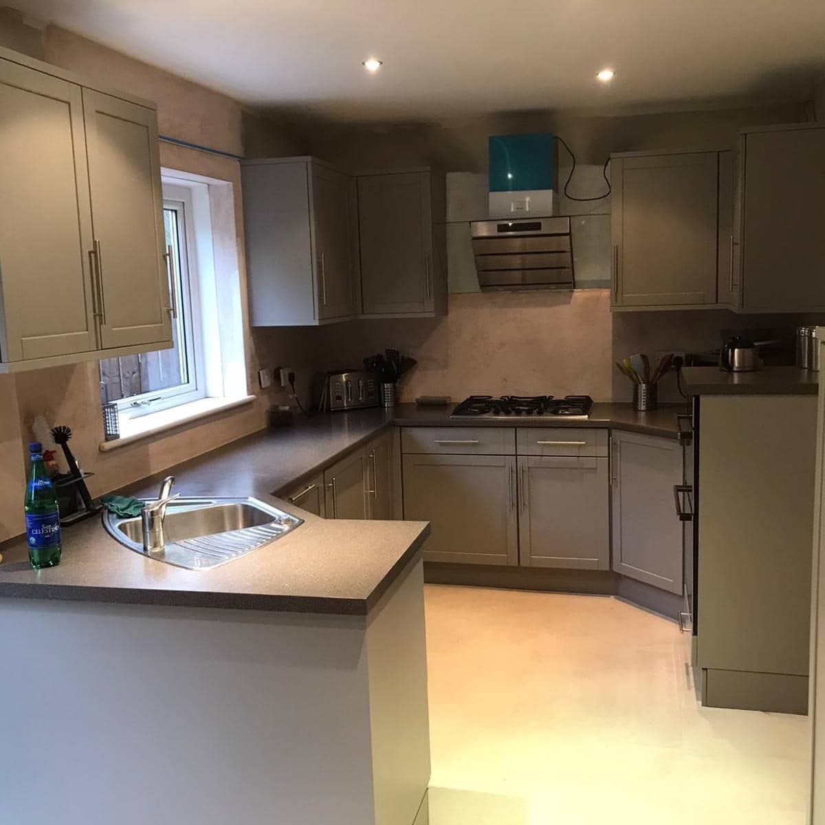 A1 Group - Kitchen spray painting, Gilmerton, Edinburgh