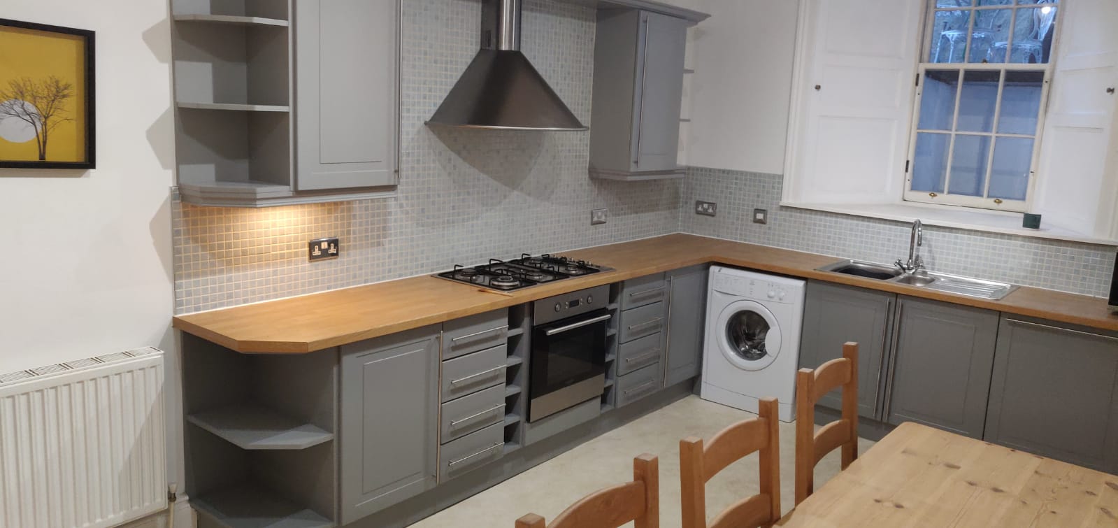 A1 Group - Kitchen spray painting,  New Town, Edinburgh