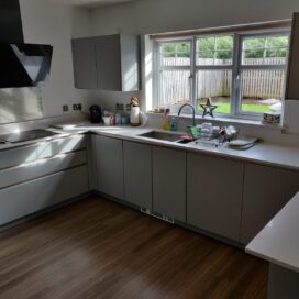 A1 Group - Kitchen spray painting, Oxgangs, Edinburgh